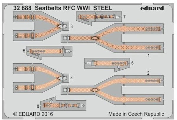 Details about   Vmodels 48006 Photo-etched Seatbelts RAF WWII late series 1/48 scale 