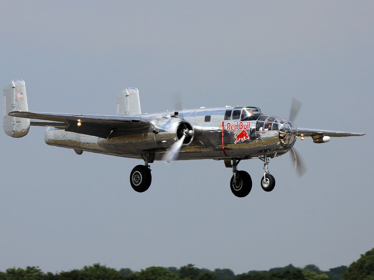 North American B-25J 'Mitchell', RIAT 2013 - pic by Nigel Key