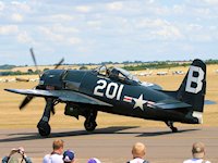 Grumman F8F-2P 'Bearcat', Duxford 2010 - pic by Nigel Key