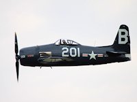 Grumman F8F-2P 'Bearcat', Duxford 2014 - pic by Nigel Key