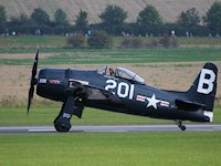 Grumman F8F-2P 'Bearcat', Duxford 2014 - pic by Nigel Key