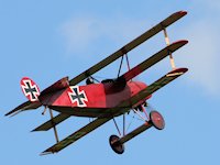 Fokker DR1 Driedecker, Duxford 2009 - pic by Nigel Key