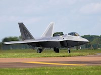 Lockheed Martin F-22 'Raptor', RIAT 2016 - pic by Nigel Key