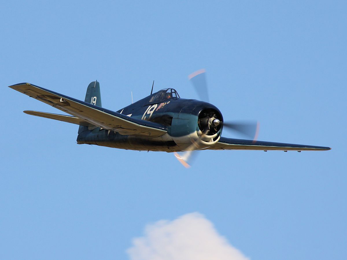 Grumman F6F 'Hellcat', Duxford 2014 - pic by Nigel Key