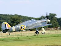 Z7015 - Hawker Hurricane, Old Warden 2007- pic by Nigel Key