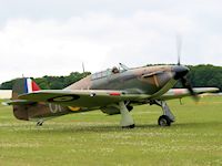 R4118 - Hawker Hurricane, Kemble 2009 - pic by Nigel Key