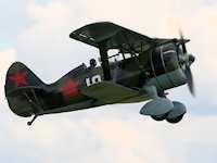 Polikarpov I-15, Duxford 2007 - pic by Dave Key