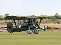 Polikarpov I-15, Duxford 2007 - pic by Dave Key