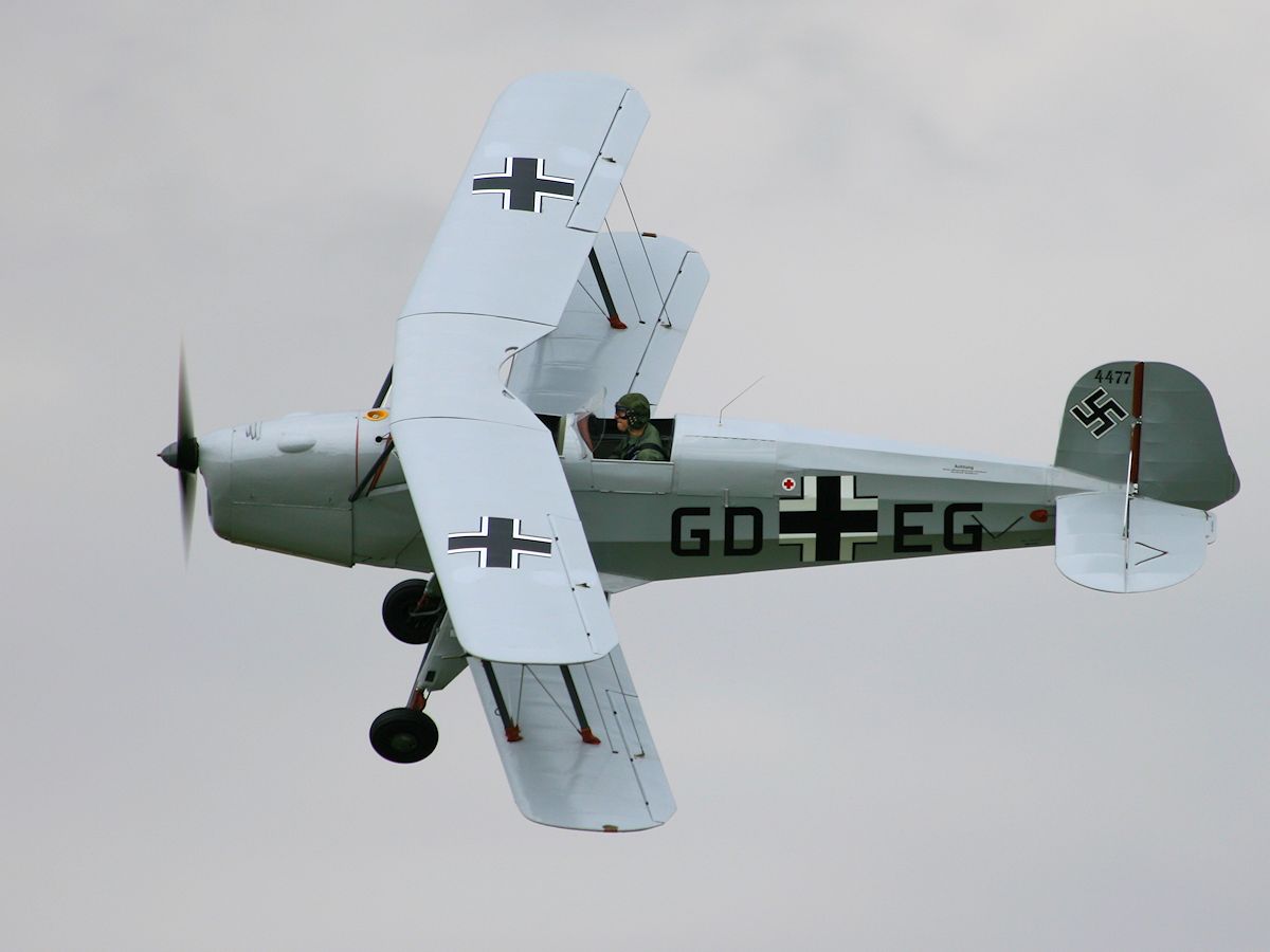 Bucker Bu 131 'Jngmann', Old Warden 2008 - pic by Nigel Key
