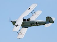 Bucker Bu 131 'Jungmann', Old Warden 2007 - pic by Nigel Key