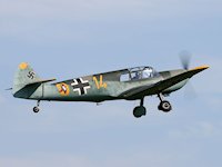 Messerschmitt BF108, Old Warden 2007 - pic by Nigel Key