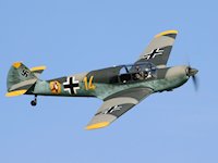 Messerschmitt BF108, Old Warden 2007 - pic by Nigel Key