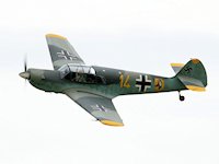 Messerschmitt BF108, Old Warden 2008 - pic by Nigel Key