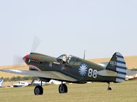 Curtiss P-40E 'Warhawk', Duxford 2003 - pic by Nigel Key