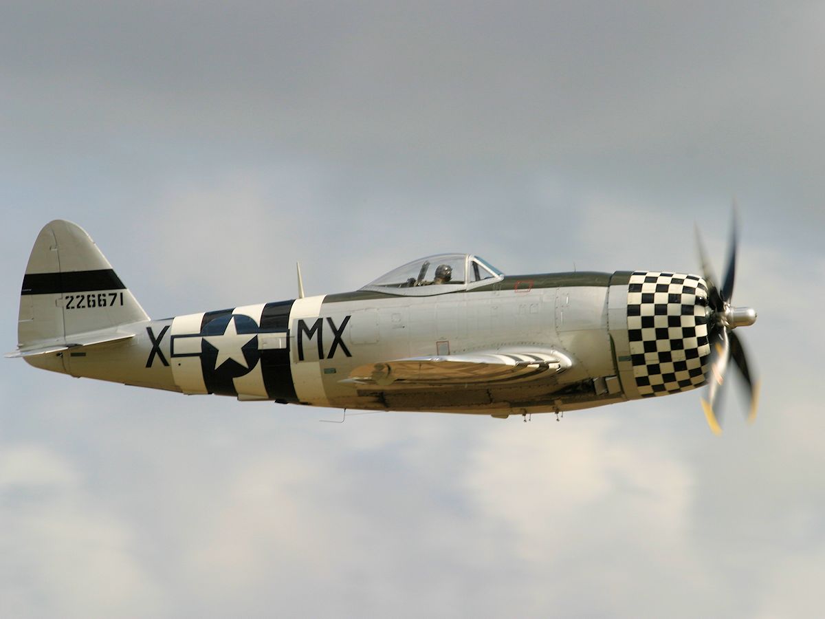 Republic P-47 'Thunderbolt', Duxford 2006 - pic by Nigel Key