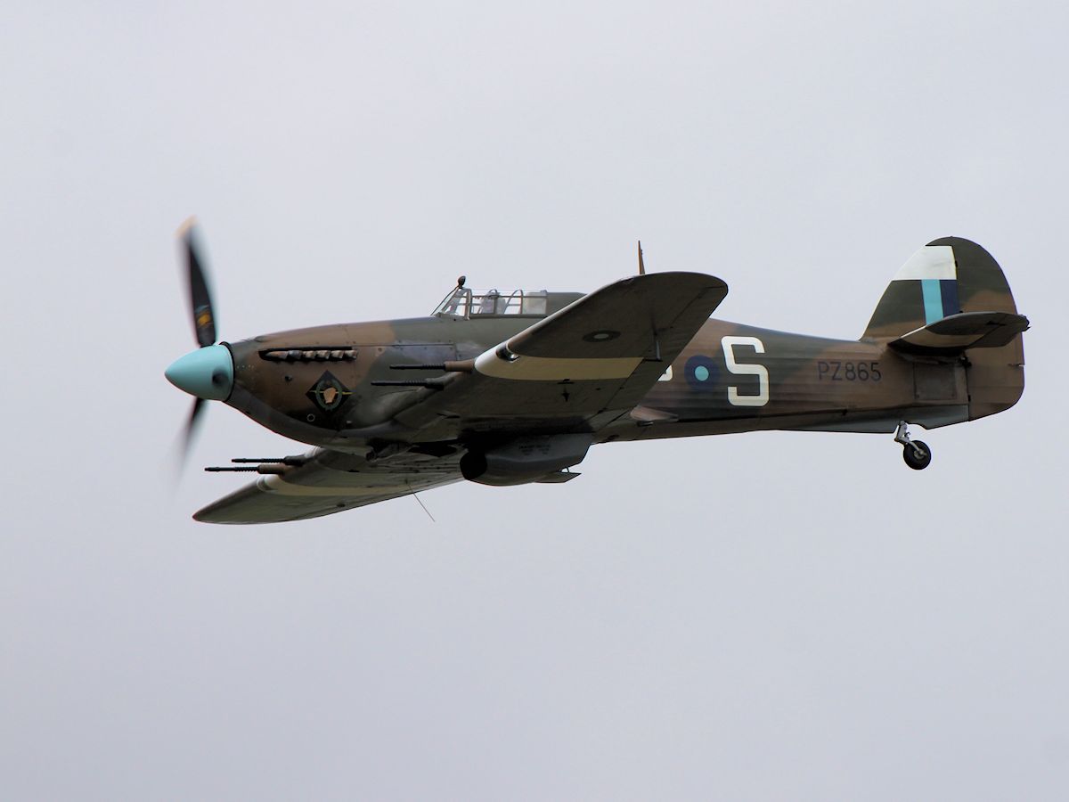 PZ865 - Hawker Hurricane, RIAT 2019 - pic by Nigel Key