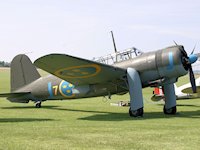 Saab B17, Duxford 2005 - pic by Dave Key