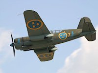 Saab B17, Duxford 2005 - pic by Dave Key