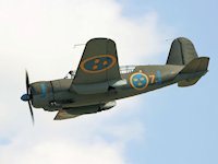 Saab B17, Duxford 2005 - pic by Dave Key