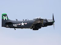 Douglas A-1 'Skyraider', Duxford 2011 - pic by Nigel Key