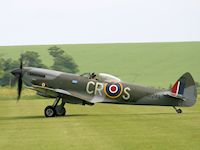 TD248 Supermarine Spitfire Mk XVIe - Duxford 2007 - pic by Nigel Key