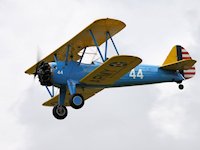 Boeing Model 75 'Stearman', Old Warden 2010 - pic by Nigel Key
