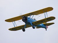 Boeing Model 75 'Stearman', Duxford 2014 - pic by Nigel Key