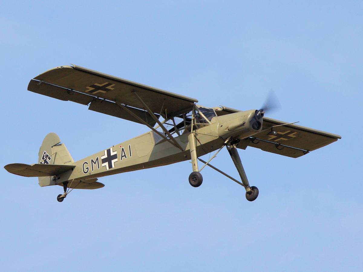 Fieseler Fi 156 'Storch', Duxford 2013 - pic by Nigel Key