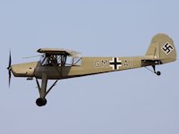 Fieseler Fi 156 'Storch', Duxford 2013 - pic by Nigel Key